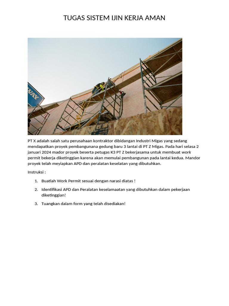 Work Permitt | PDF
