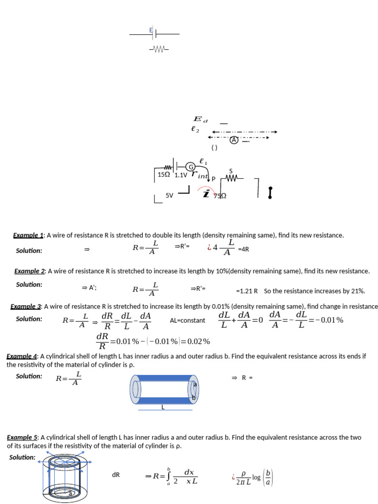 Current Electricity | PDF | Electrical Resistance And Conductance ...