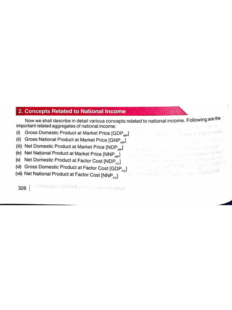 National Income I | PDF