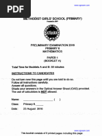 PSLE Standard Maths 2024 Paper 1 | PDF