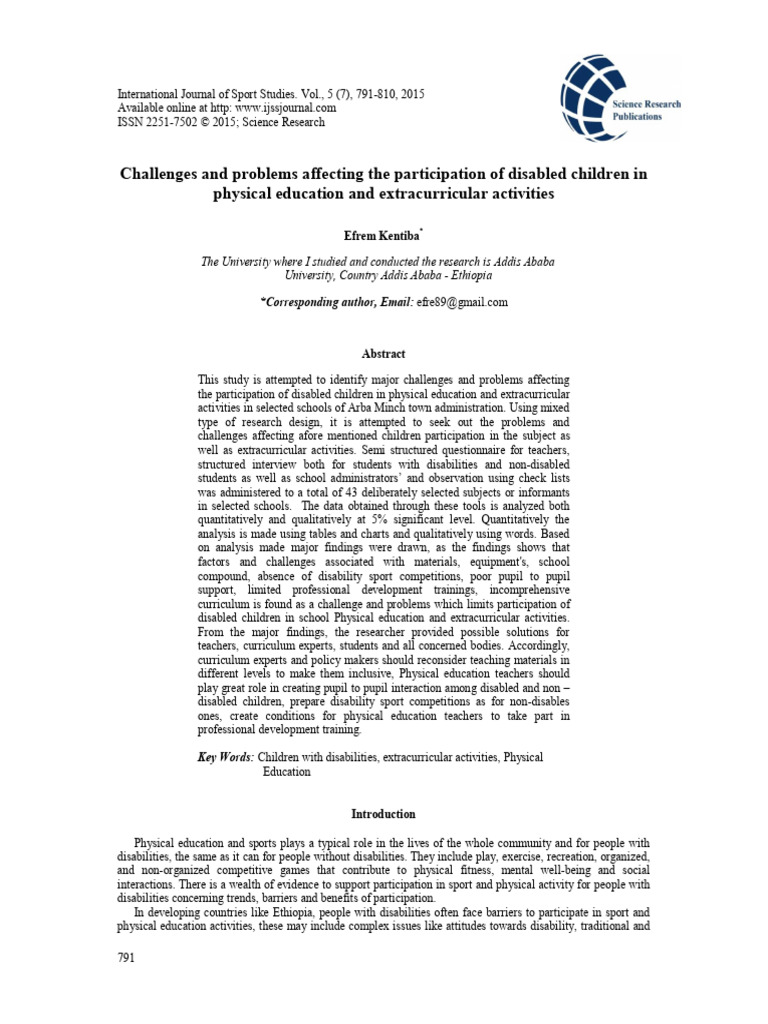 Challenges and Problems Affecting The Pa | PDF