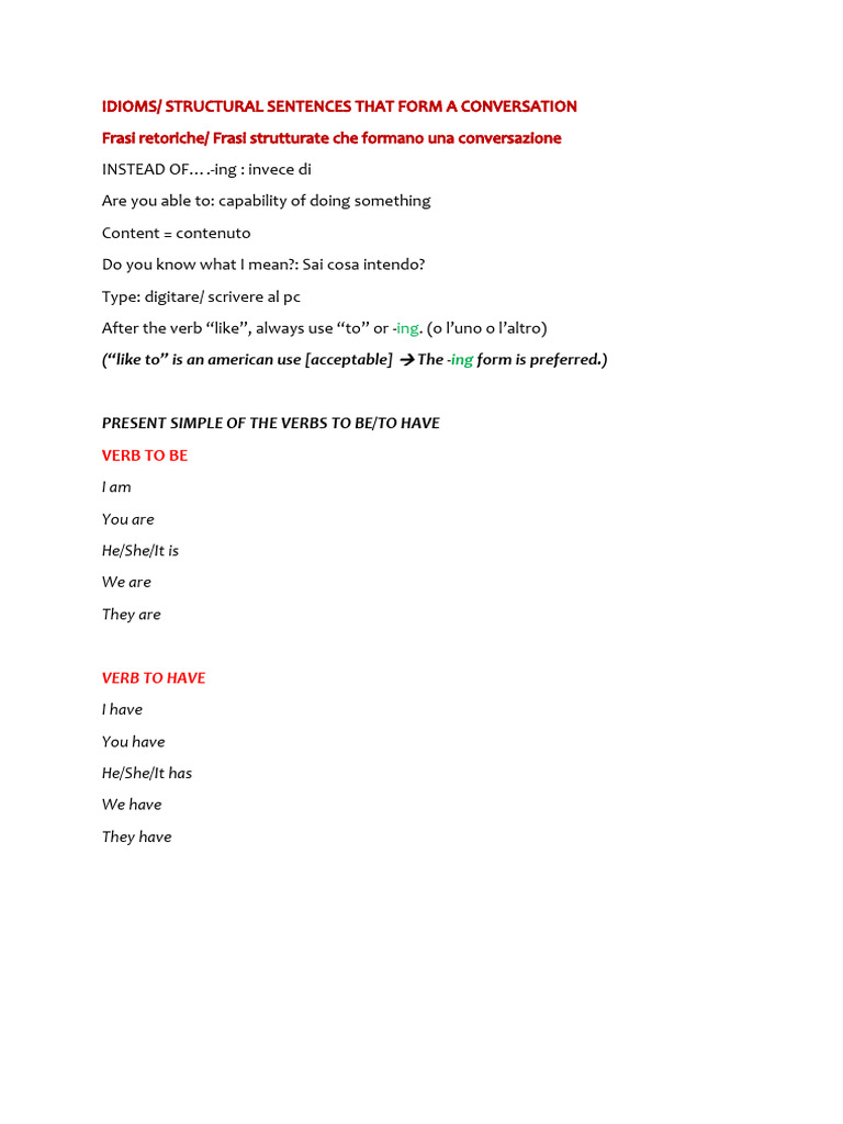 English Notes - Basic Grammar Rules | PDF