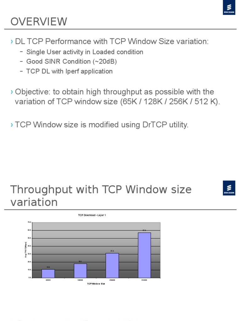TCP Window Size Impact on Throughput | PDF | Computers | Technology ...