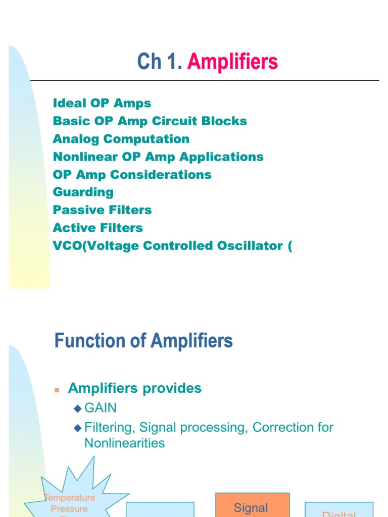Document Analysis and Data Processing | PDF | Amplifier | Operational ...