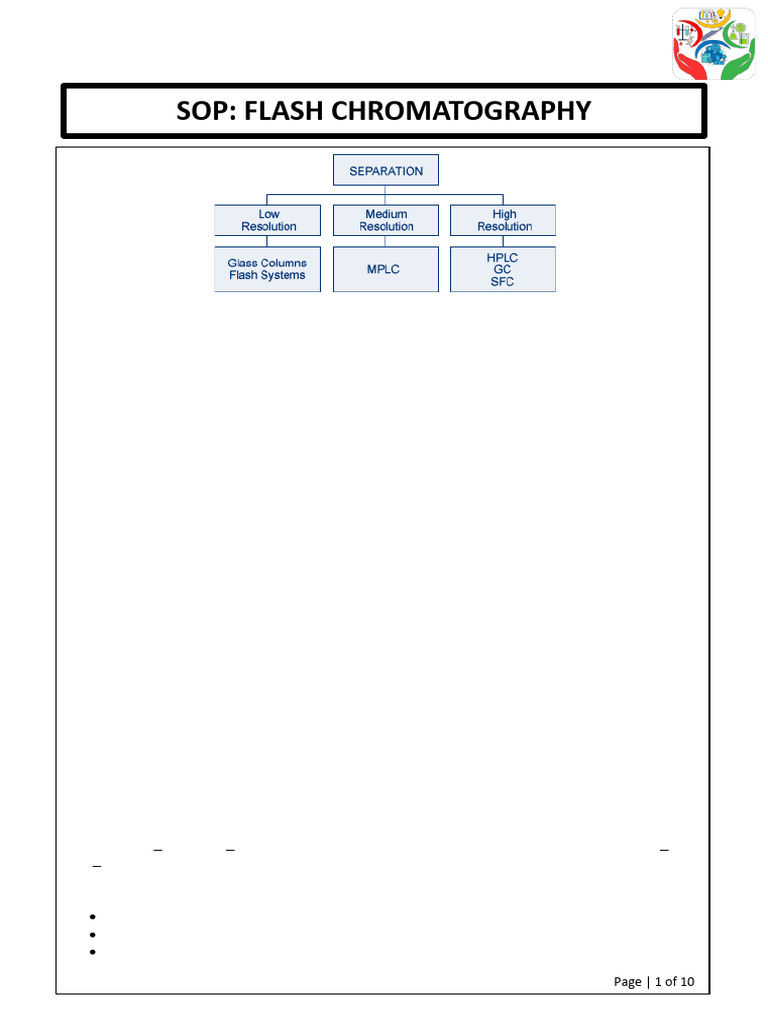 SOP Flash Chromatography SRJ | PDF
