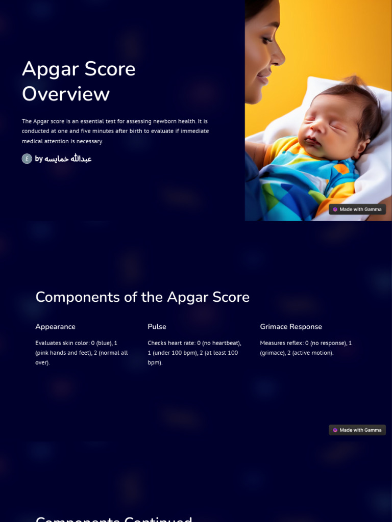 Apgar Score Overview PDF