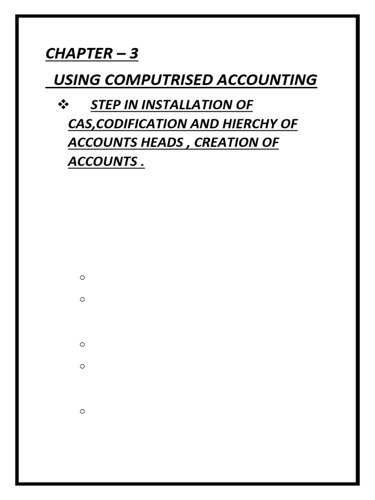 Computerized Accounting System Guide | PDF | Debits And Credits | Business