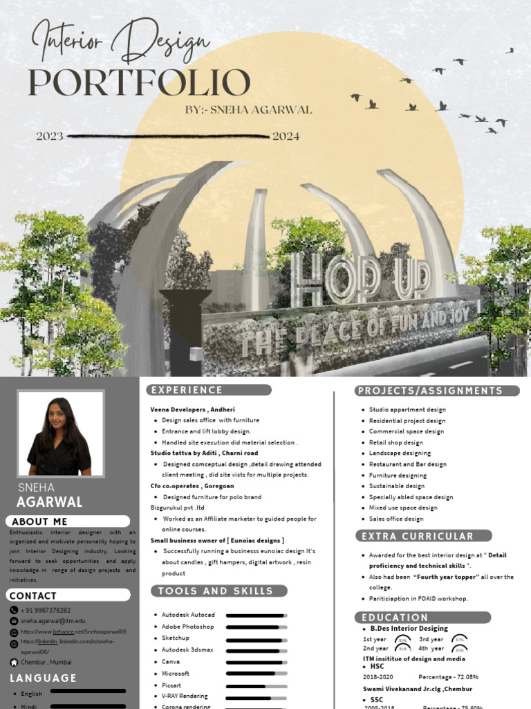 Sneha Agarwal - Portfolio - 2023-2024 | PDF