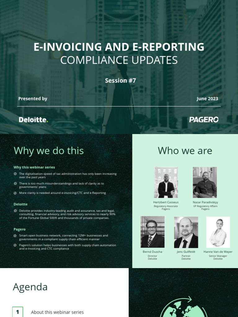 E Invoicing And E Reporting Latest Global Updates Pdf