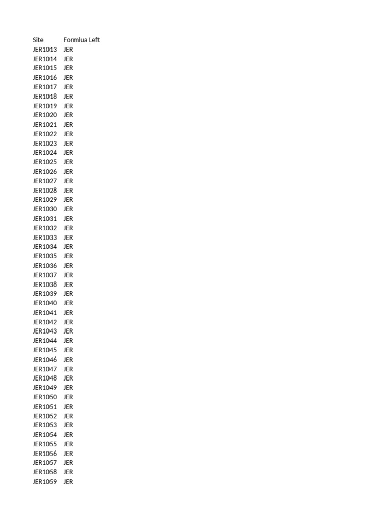 Excel Formula - Left | PDF