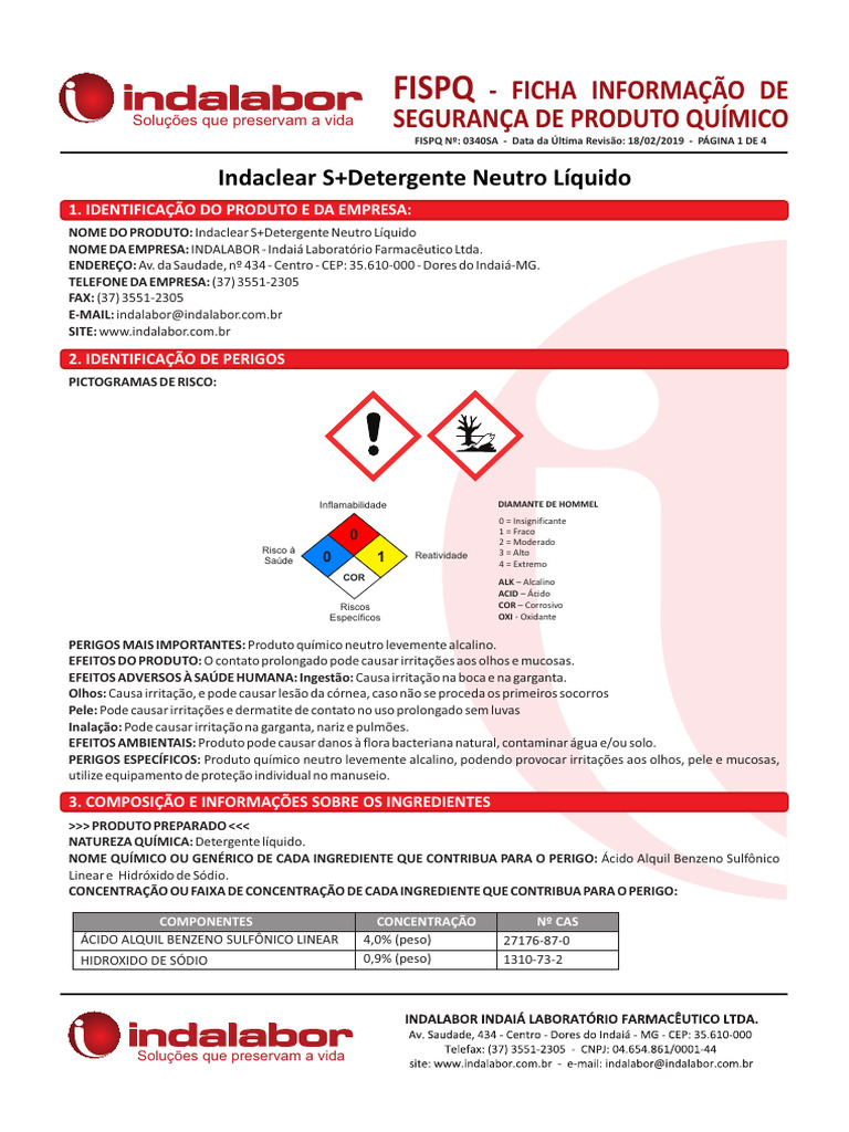 Detergente Neutro | PDF
