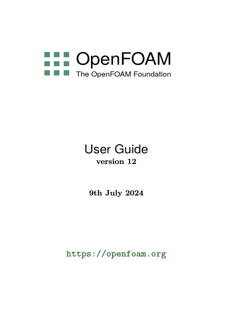 OpenFOAMUserGuide A4 | PDF