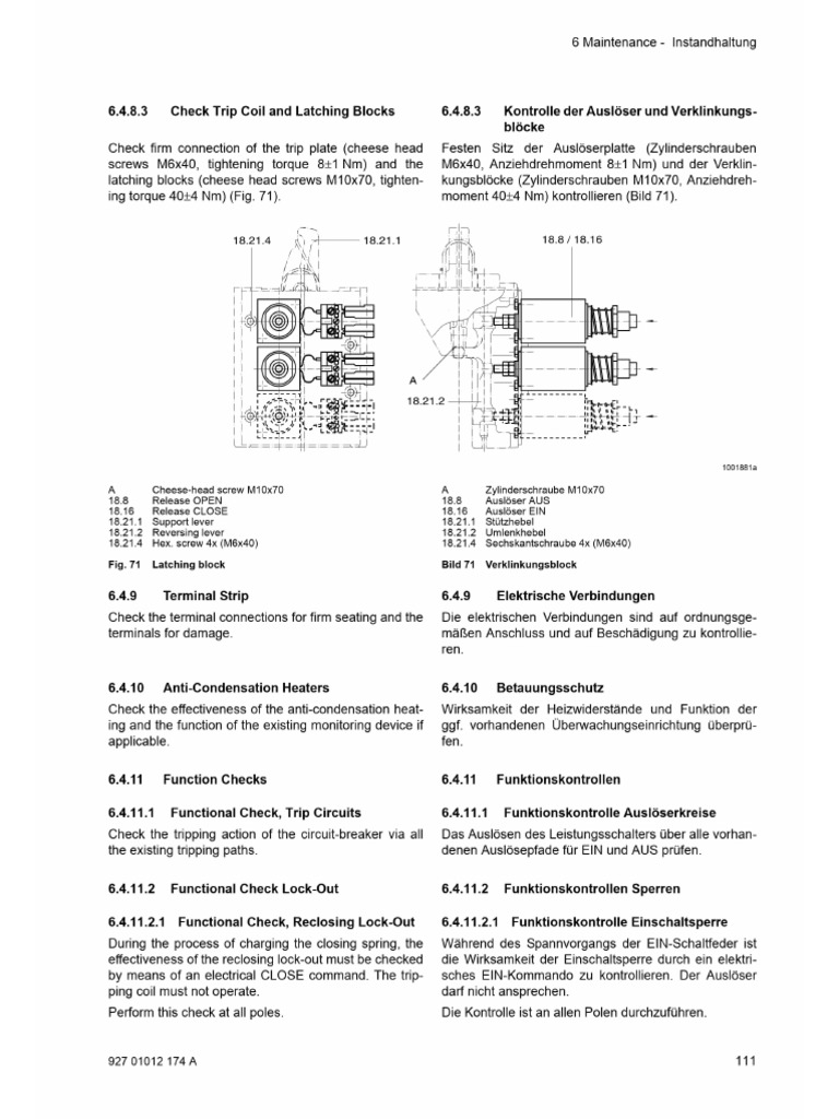 Operating Instruction 3AP2FI-550kV | PDF