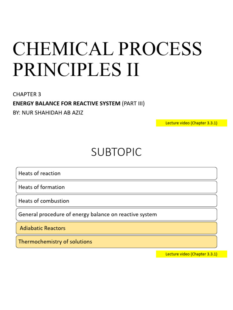 CHAPTER 3.3 EB On Reactive Process | PDF