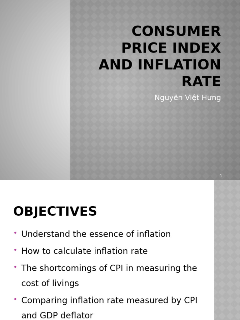3-Consumer Price Index and Inflation Rate | PDF