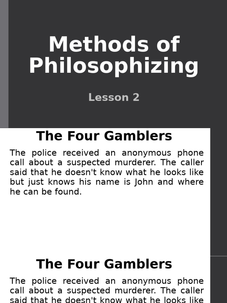 Module 2 Methods of Philosophizing | PDF