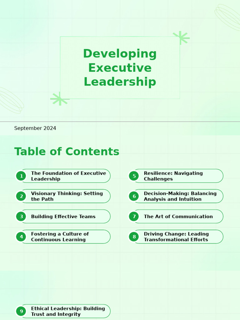 My Report Exec Leader | PDF