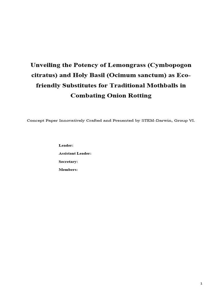 Concept Paper (Eapp) | PDF