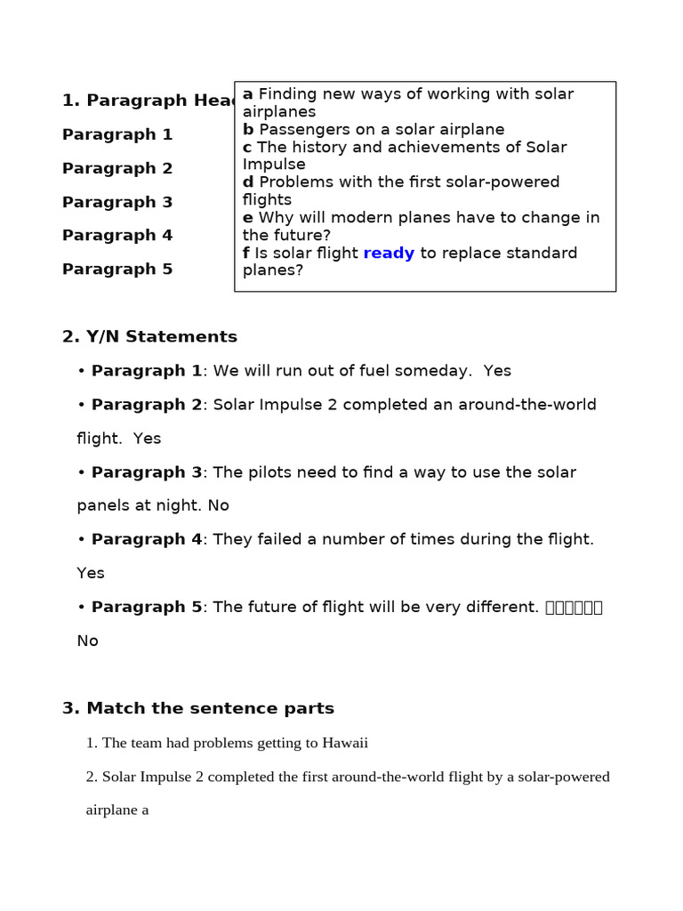 Paragraph Headings: A B C D e F | PDF