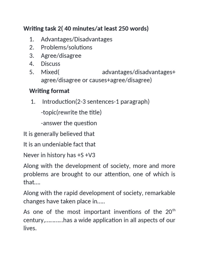 Bai Day Ielts Writing Task 2 | PDF