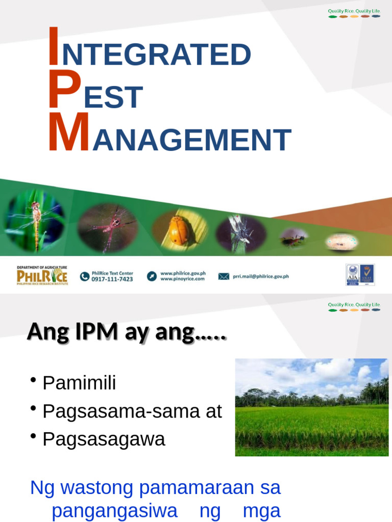 Integrated Pest Management - Concepts and Principles (Converted) 1 | PDF