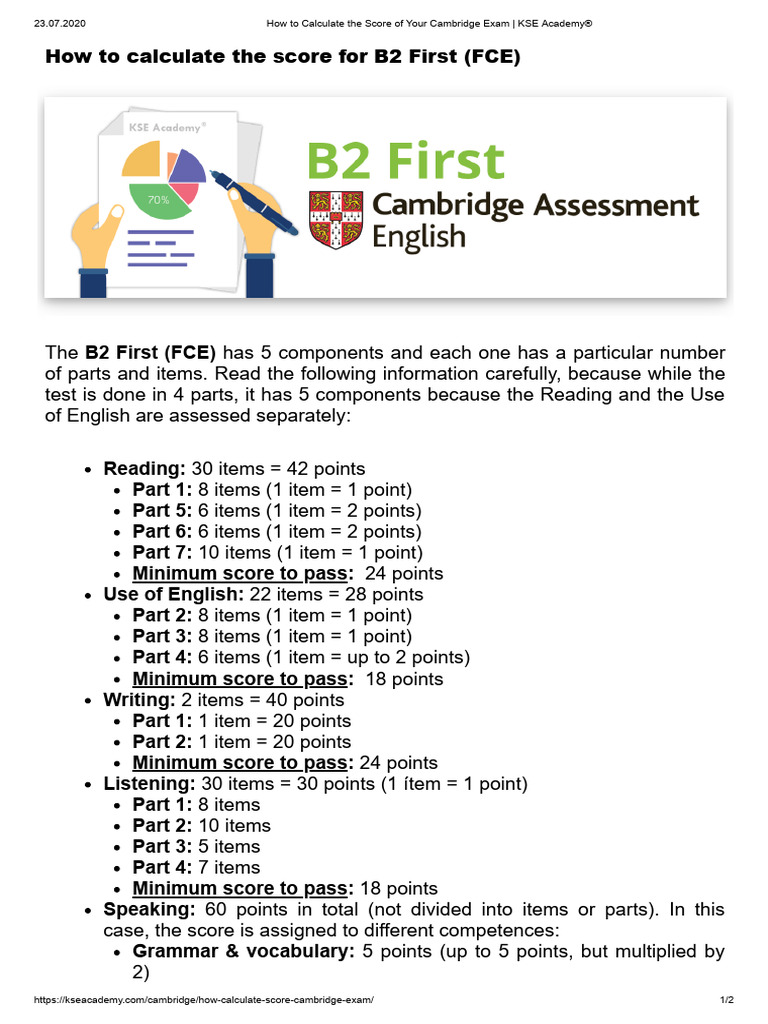How to Calculate the Score | PDF
