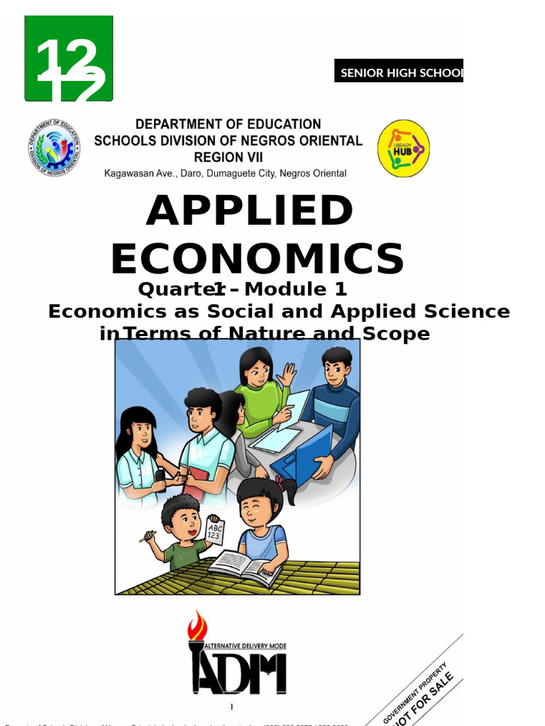 Applied Economics Q1 Module 1 Pdf