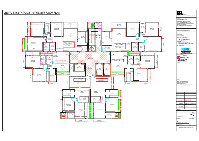 Gd Typ Floor Plan in Ft Inches | PDF
