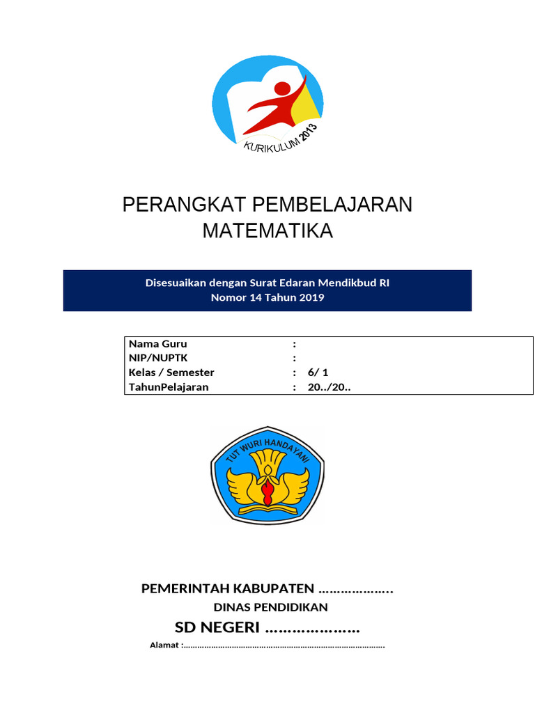 Cover RPP REVISI 2020 | PDF