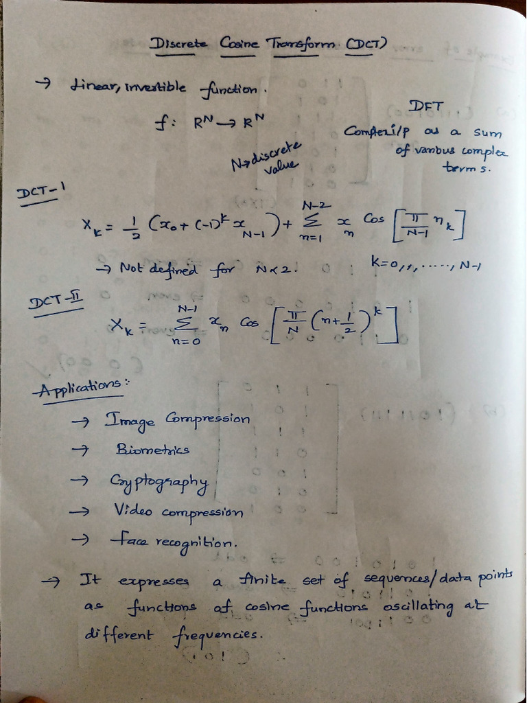 Discrete Cosine Transform | PDF