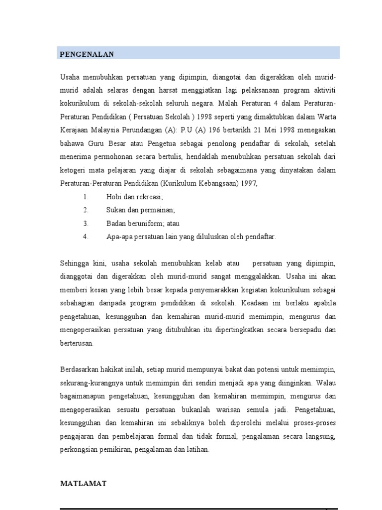 Nota Panduan Pen Gurus An Persatuan Upsi Pdf