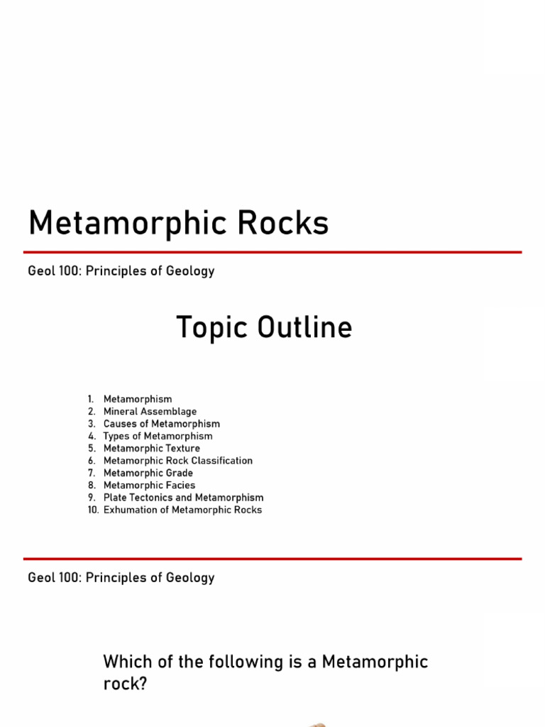 Metamophic Rock | PDF
