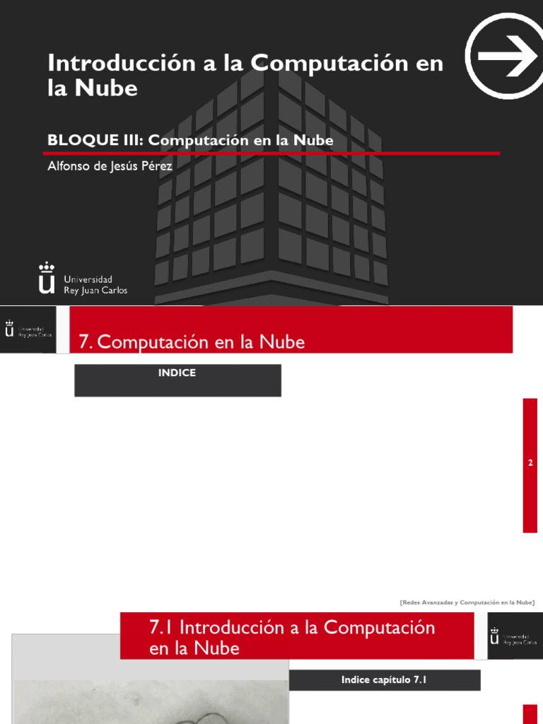 2024 UD7 - 1 - Introducción A La Computación en La Nube | PDF