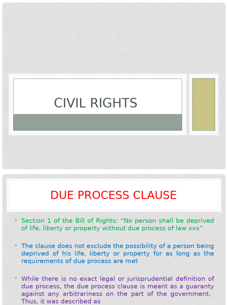 Civil Rights | PDF