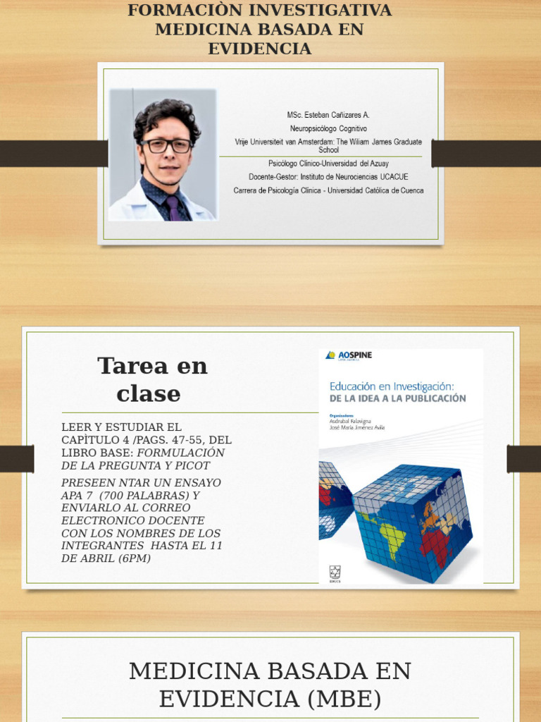 Diapositivas 3 Medicina Basada en Evidencia | PDF
