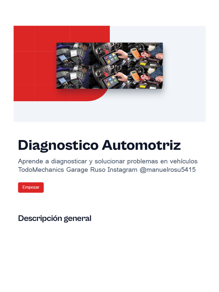 Diagnostico Automotriz | PDF