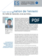 La désignation de l’ennemi - Note d'analyse Géopolitiques n°49