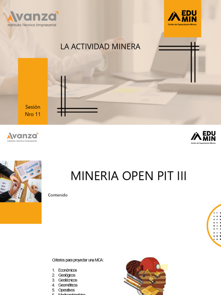 Sesion 11 La Actividad Minera | PDF | Minería | Ciencias de la Tierra