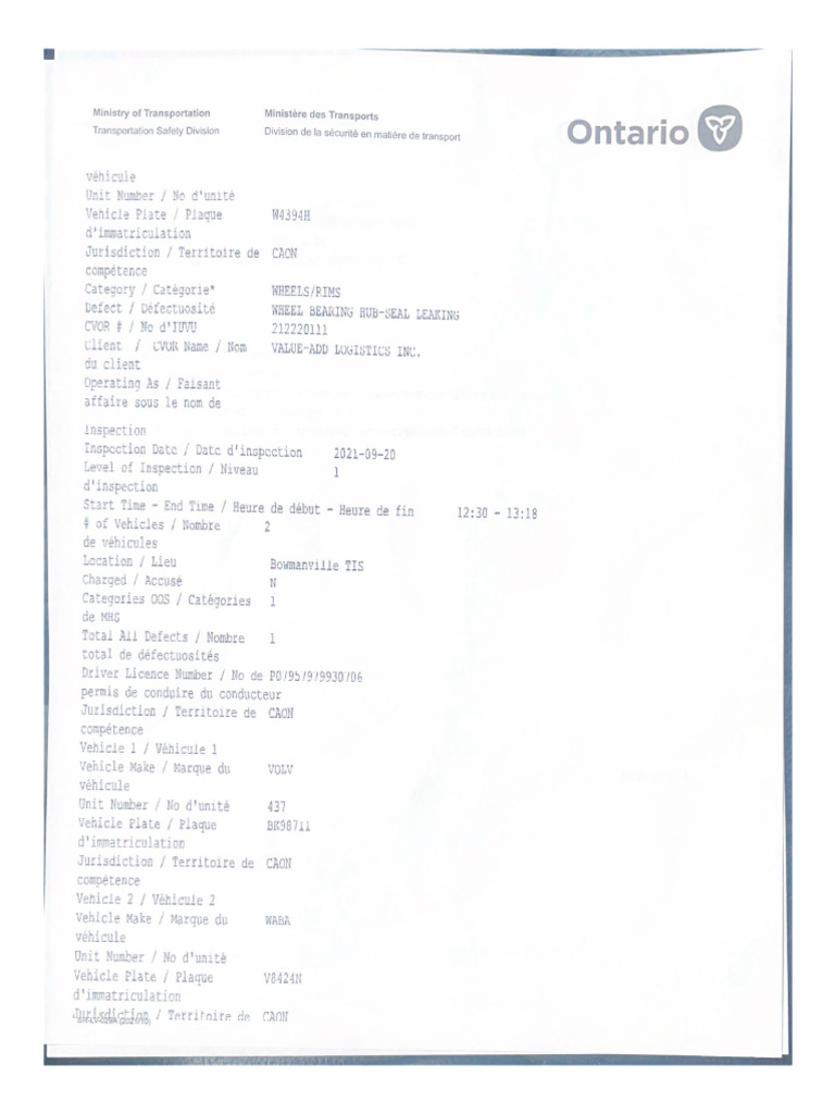 Ministry of Transportation | PDF