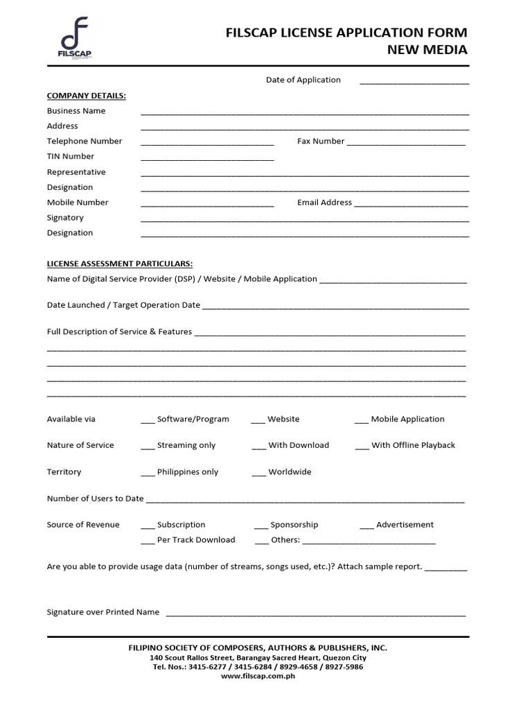 Application Form For New Media | PDF