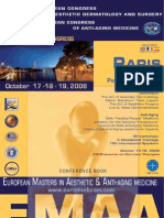 Programme du Congrès européen de chirurgie plastique - intervention du Dr Montoneri