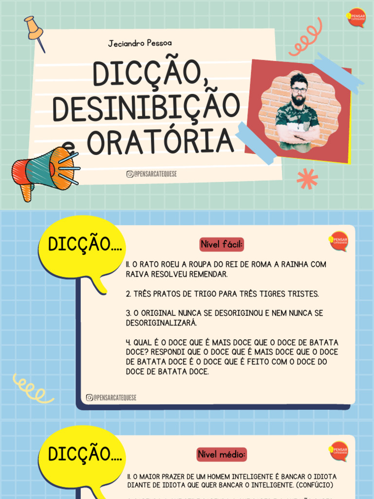 Dicção e Desinibição na Oratória | PDF | Sabedoria
