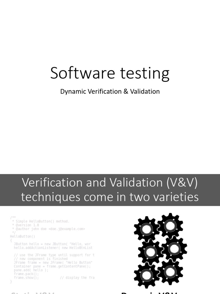 (Week 10) Testing - All | PDF