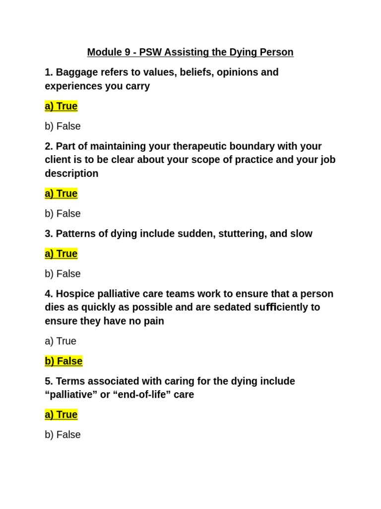 Solved Module 9 TEST | PDF