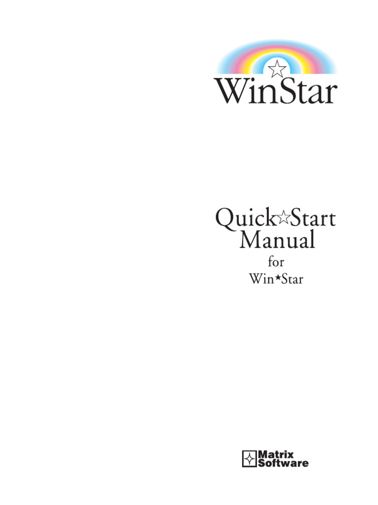 Quick Start Manual 2003 | PDF
