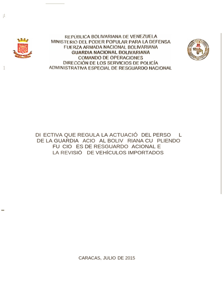 Directiva N CG-EM-00-00 | PDF