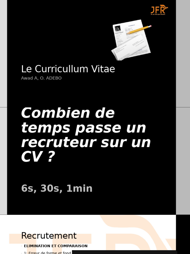 Rédaction efficace de CV | PDF