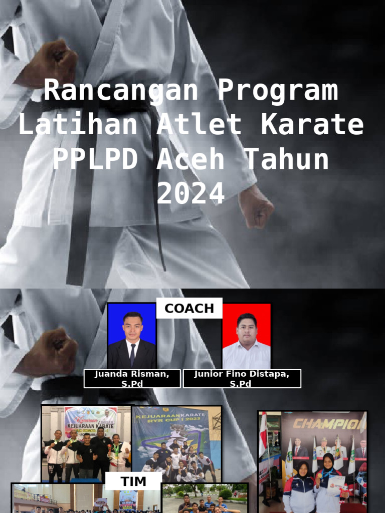 Program Latihan Karate PPLPD Aceh 2024 | PDF | Career & Growth