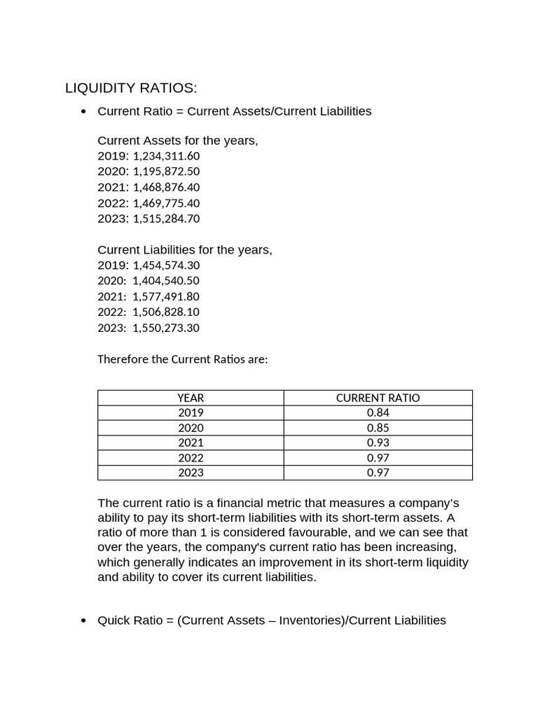 Ratio Analysis Tata Motors | PDF