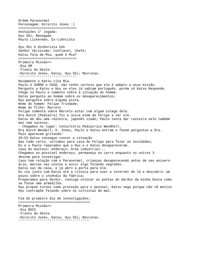 Ordem Paranormal 1 Pdf